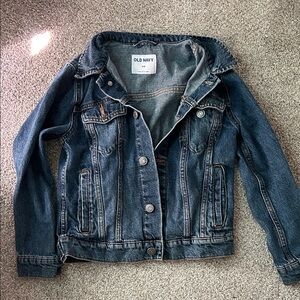 Old Navy Girls Blue Denim Trucker Jacket